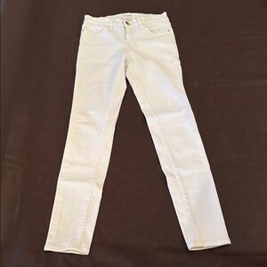 Frame Denim White Skinny Jeans
